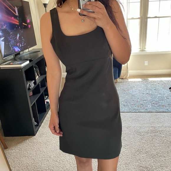 Vintage Alyn Paige Structured Minimalist Dress - Picture 1 of 10